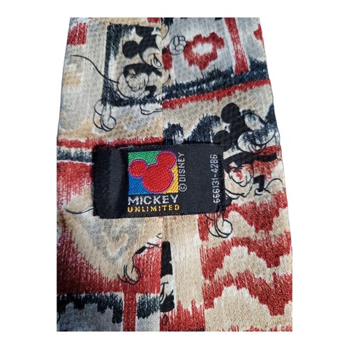 Vtg Mickey Mouse Tie 60" Mickey Unlimited Disney Collectible Office Gift Ty-22* - Picture 4 of 7
