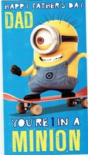 PAPA VATERTAGSKARTE Qualität LUSTIG Minions ...
