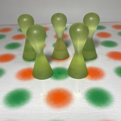 Bozart Karim Rashid Chess Set Mid Century Pop Art Neon Green Pawn Piece - Picture 4 of 4