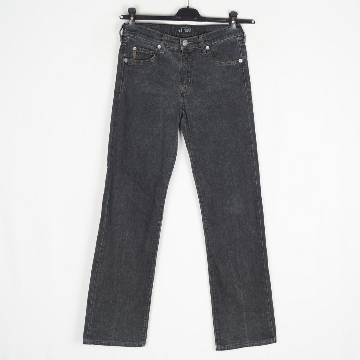 ARMANI JEANS UJPN Men's Jeans Size W27 L30 Regular Straight Grey