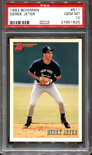 1993 Bowman Derek Jeter #511 RC Rookie PSA 10