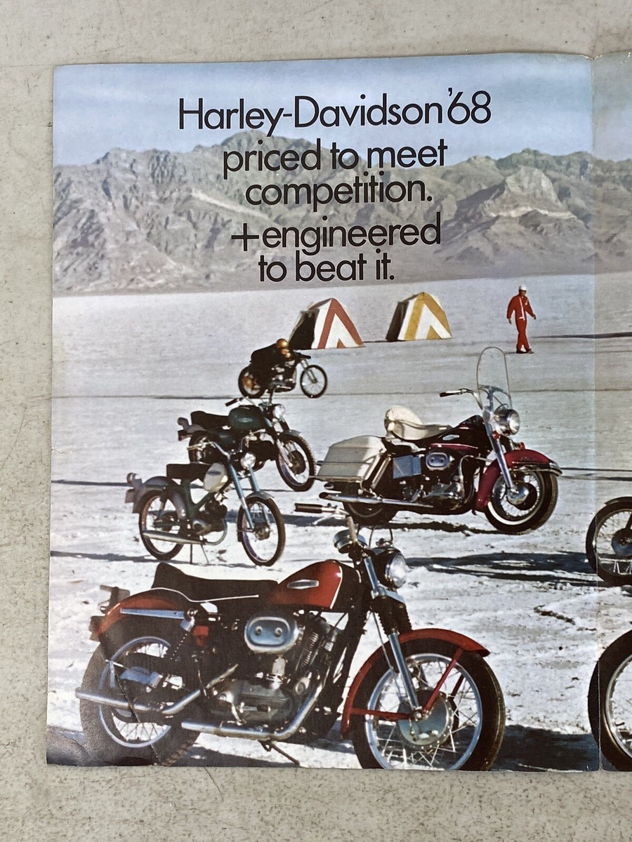 Harley Davidson ハーレーダビッドソン ビンテージ　雑誌広告 Vintage Harley-Davidson Motorcycle Advertisement 1943
