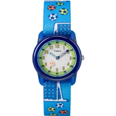Timex Uhr TW7C16500 Kinder Time Teacher, Fußballarmband