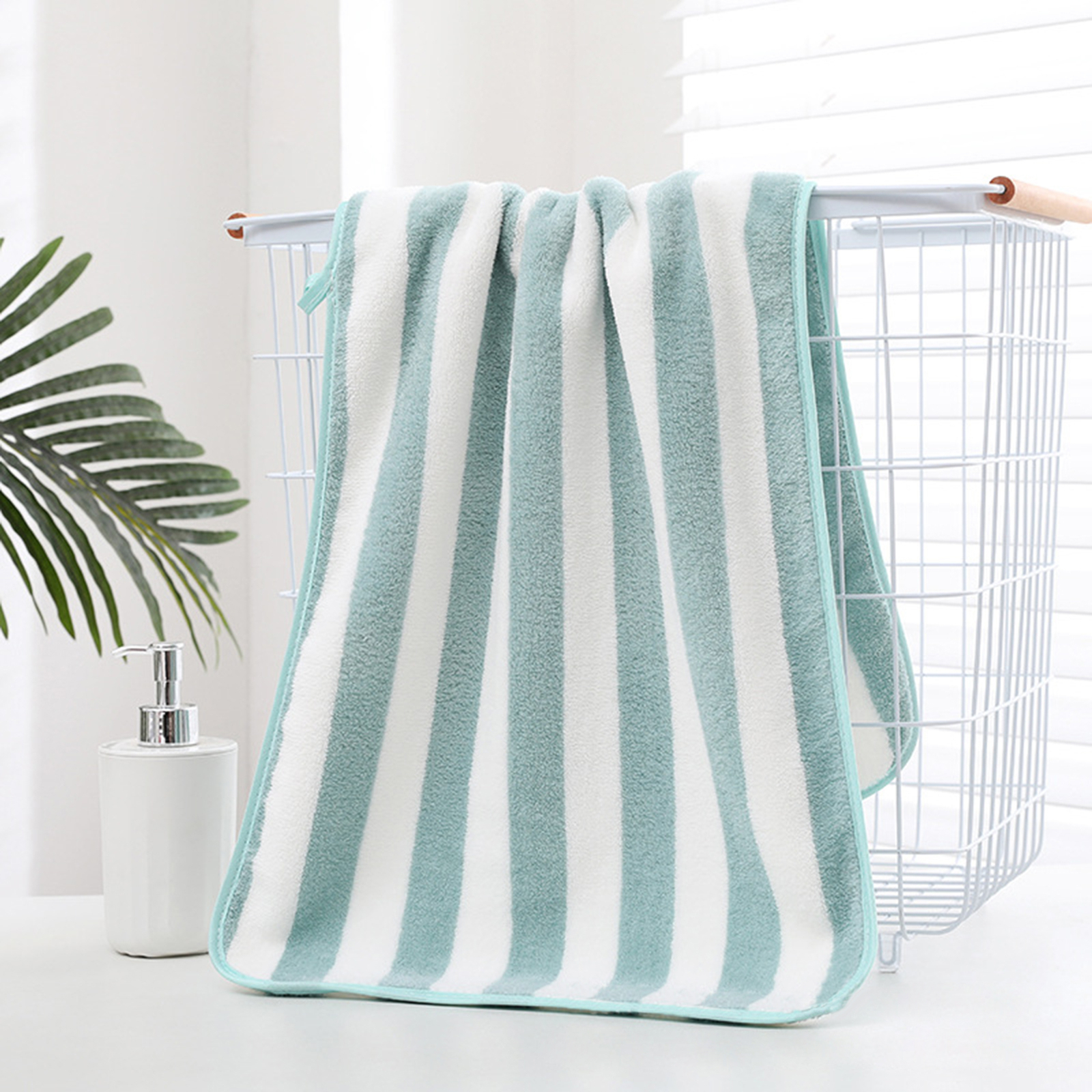 Wash Towel Delicate Dry Body Wide Warp Knitting Strip Bath Towel