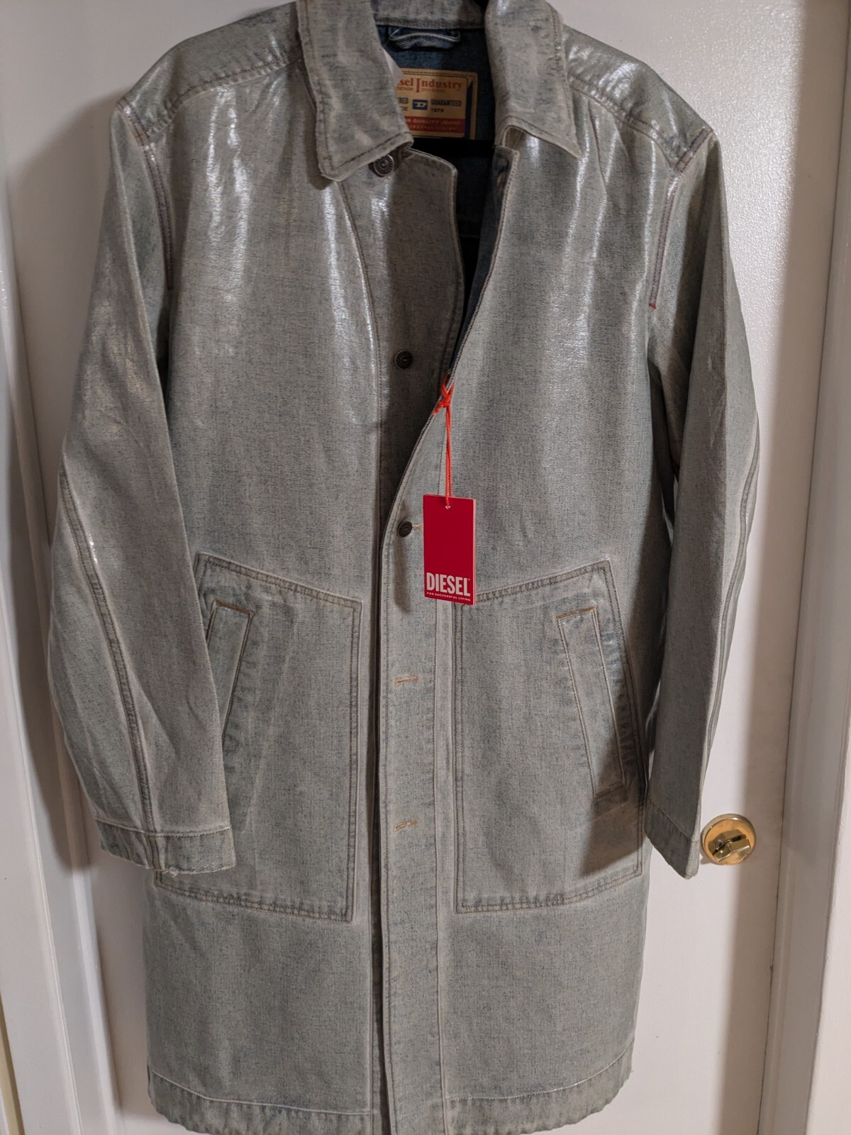DIESEL D-Roku-Long-FSB Jacket. Brand New. Size M.
