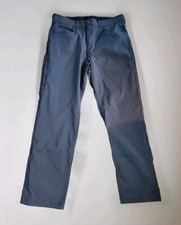 Gerry Men  s Venture Commuter Pant Stretch Leg Zip Pocket Steel Blue 32W x 30L