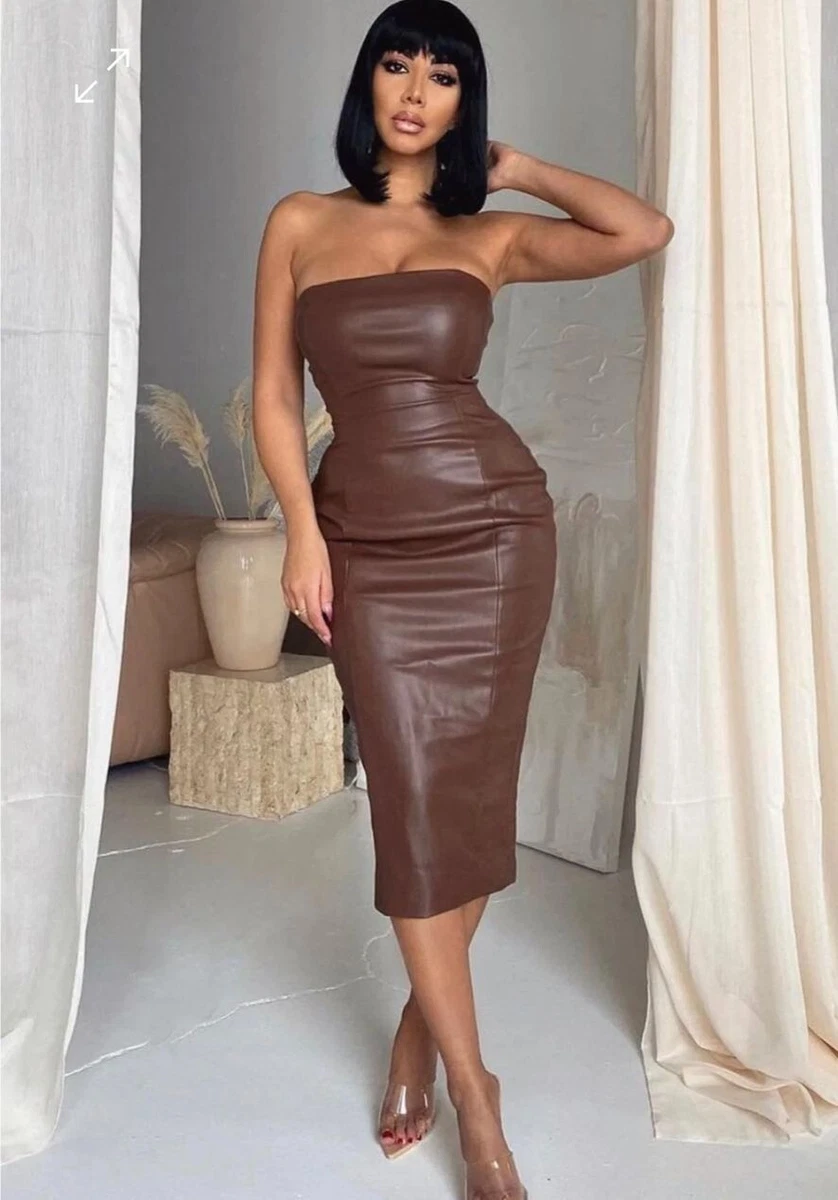 7 for all mankind leather dress