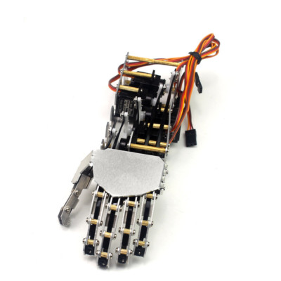 5DOF Humanoid 5 Fingers Manipulator Arm Left Hand + 5pcs Servos DIY for Robot