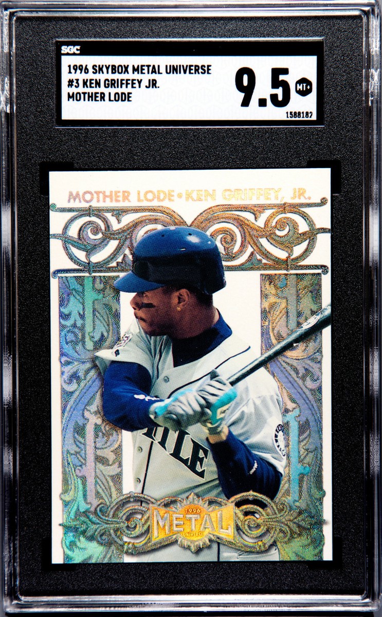 1996 SKYBOX FLEER METAL UNIVERSE KEN GRIFFEY JR MOTHER LODE SGC 