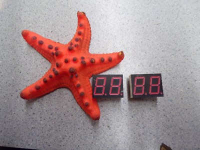 2-Digit Red Anode Display LN526RA, Lot of 2 *FREE SHIPPING*