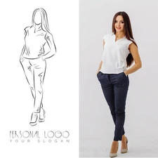 Personalized, Minimal Line Art Logo Design - SOURCE FILE - UNLIMITED REVISIONs