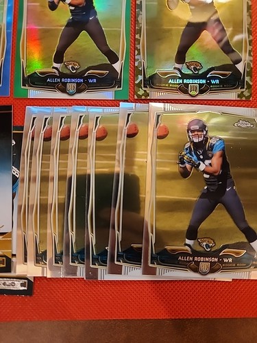 Allen Robinson 19 CARTE PREMIUM ROOKIE PRIZM CHROME réfracteur Steelers / Penn St - Photo 12 sur 12