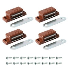4xHeavy Duty Magnetic Door Catch Cupboard Cabinet Wardrobe Door Magnet Latch 6kg