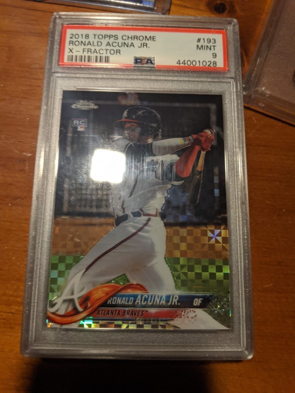 Ronald Acuna Jr. 2018 Topps Chrome 193  xfractor  