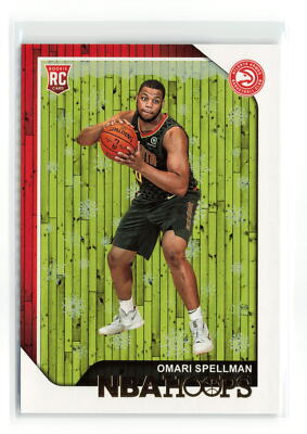 OMARI SPELLMAN #251 RC 2018-19 PANINI HOOPS HAWKS