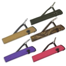 2 TUBES NYLON LONGBOW/RECURVE BOW SIDE/WAIST/HIP MOHICAN ARROW QUIVER BAG