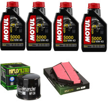 TAGLIANDO SUZUKI GSX-R 600 - R 750  MOTUL 5000 10W40 FILTRO ARIA E OLIO 2009
