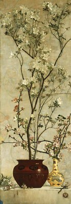 #ad Dream art Oil painting Still Life with Azaleas and Apple Blossoms Charles Caryl $147.59