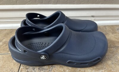 Crocs Bistro Clog Navy Blue Slip Resistant Work Shoes Unisex  display picture 2