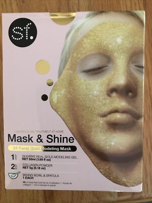 2-pack SF Glow Mask & Shine - 24 Karat Gold Modeling Mask