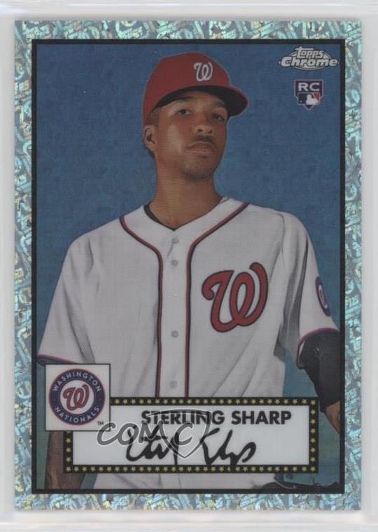 2021 Topps Chrome Platinum Anniversary 13/70 Sterling Sharp #125 Rookie RC 0a9a