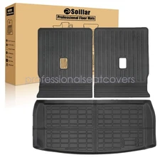 For 2021 2022 2023 2024 2025 Lincoln Aviator TPE Backrest Mats Trunk Cargo Liner