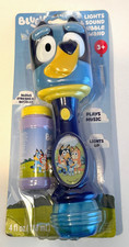 NEW BLUEY BINGO Light Sound Musical Bubble Wand WITH Bubble Solution