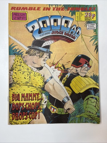 2000AD Comic Bundle / Job Lot x 12 Progs from 1987 Judge Dredd - Picture 8 of 21