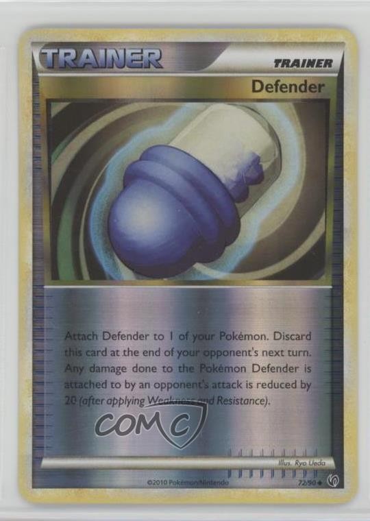 Defender Reverse Foil Pokémon HeartGold & SoulSilver Undaunted #72 2010