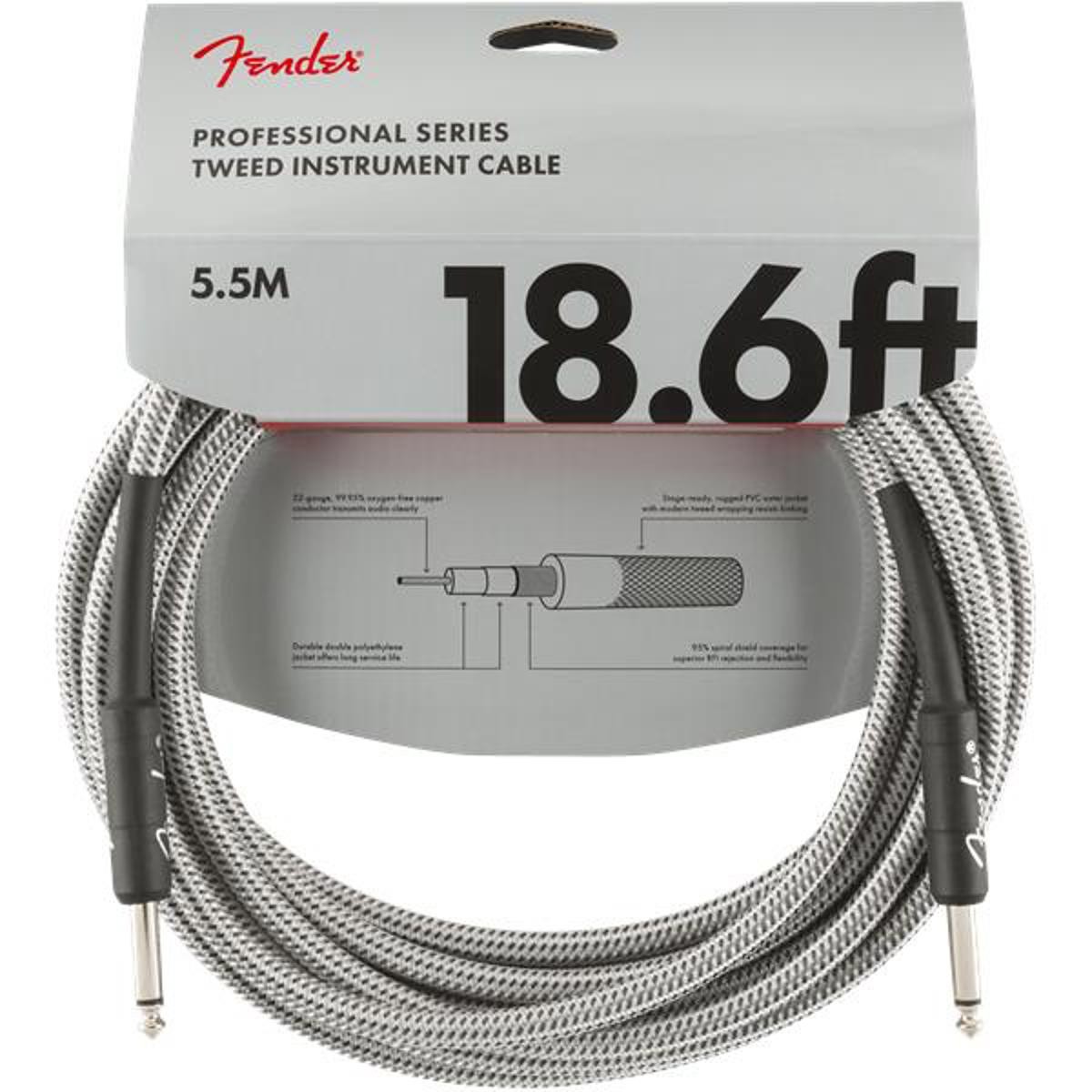 Приборный трос серии Fender Professional 186 Прямой Белый Твид 7490₽
