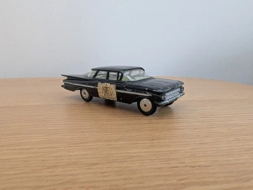 Vintage Corgi Toys Chevrolet Impala State Patrol No. 223 Diecast Model Car Black