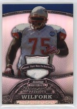 2008 Bowman Sterling Refractor /199 Vince Wilfork #99 n8a