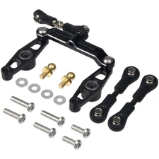 Aluminum Ball Bearing Crank Steering Arms For Tamiya TT-02 TT-02B Accessories