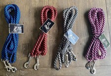 2 DOG K9 LEASH 6ft USA MADE -crafted with high-grade Static climbing rope