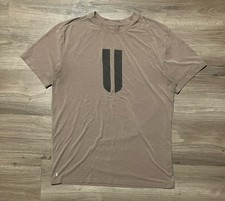 Nobull T-Shirt Men s Large Brown Short Sleeve Performance Gym