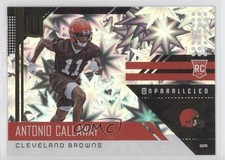 2018 Panini Unparalleled Rookie Impact 48/75 Antonio Callaway #296 0q3