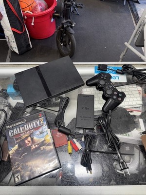 Sony PlayStation 2 PS2 Slim Console SCPH-70012 Bundle - Tested Works W/Game