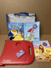 STORY READER with DISNEY Books and Cartridge read along toy 2003 GUC