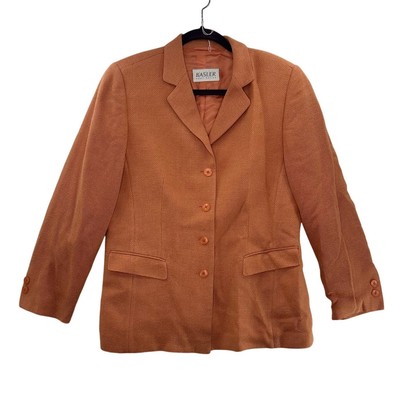 Horst Basler Peach Blazer - Women's Size 40 (European)