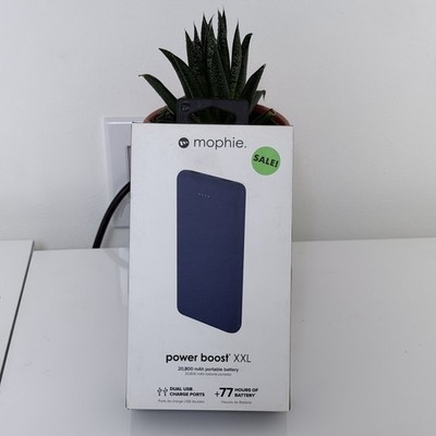 New Mophie Power Boost XXL 20,800mAh Portable Battery Cobalt PWR-BOOST-V3-20.8k