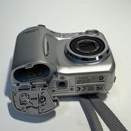 Nikon Coolpix 3100 silber 3.2MP 3x optischer Zoom Digitalkamera GETESTET (B8:19) - Bild 10 von 11