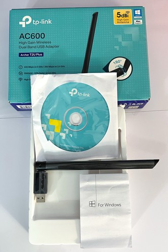 TP-Link AC600 Archer T2U Plus High Gain Boost Wireless Dual-Band USB Adapter - Picture 7 of 9