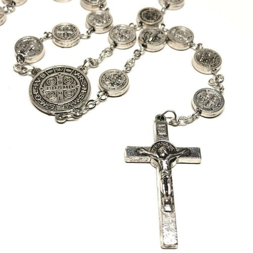 Rosario de San Benito - Exorcismo - Bendecido por el Papa León XIV - Imagen 8 de 8