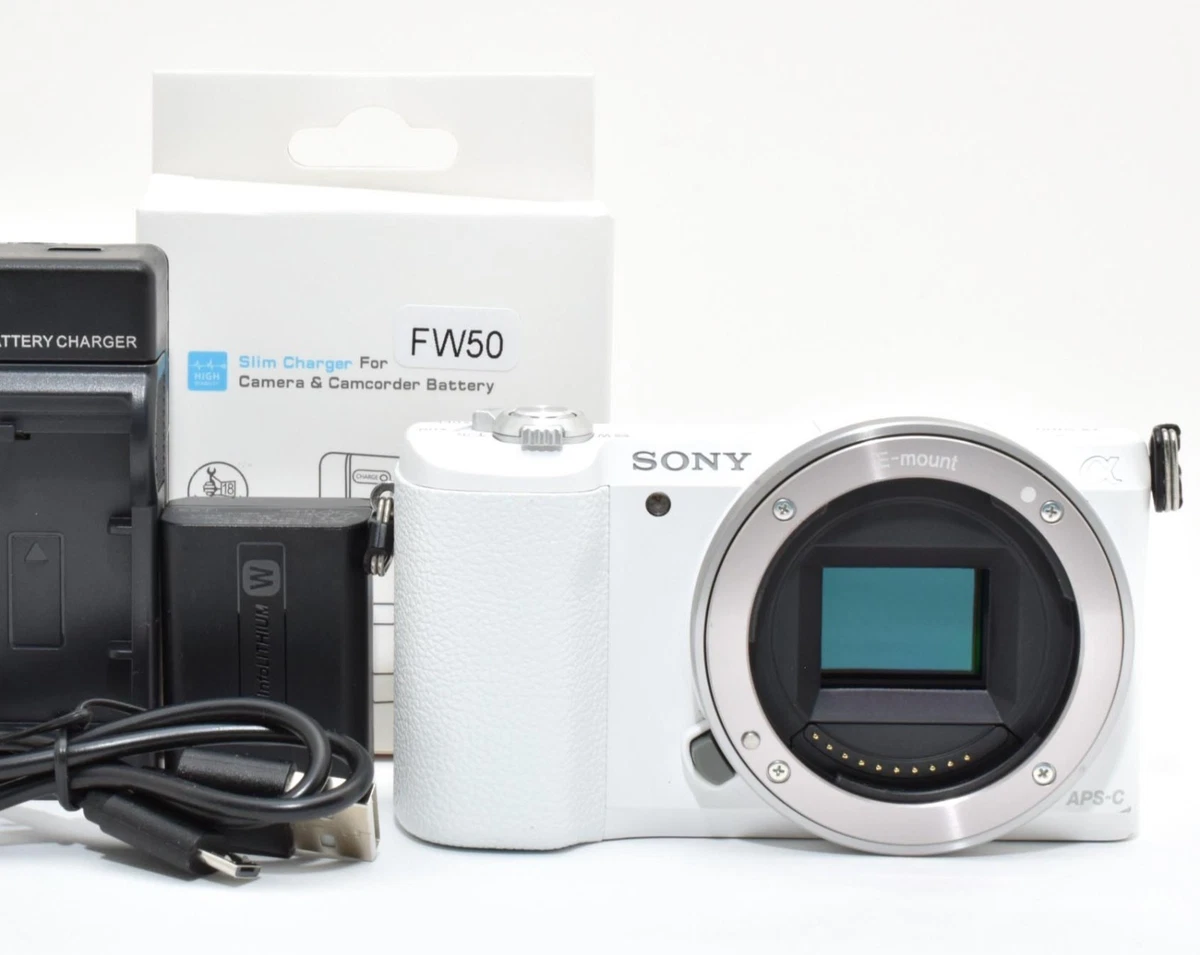 Sony α5100 ホワイト 4962ショット デジタルカメラ Sony A5100 White Digital Cameras for sale | eBay