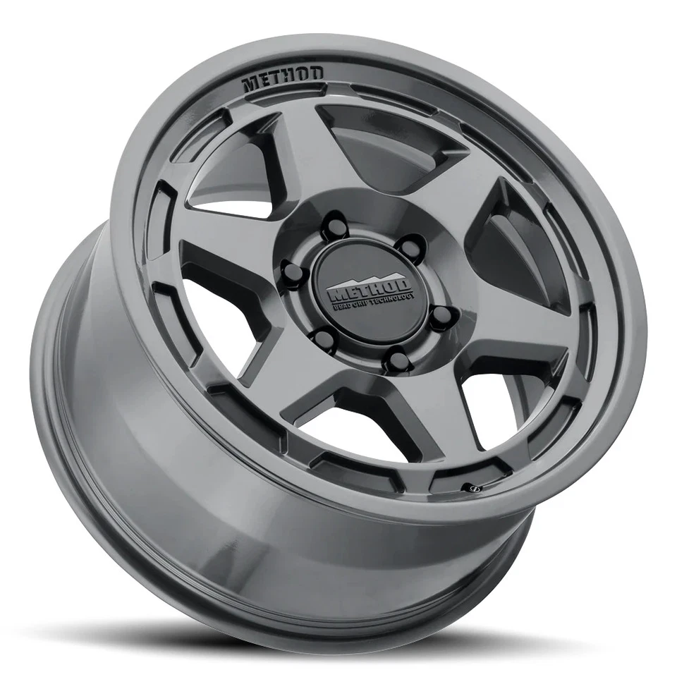 Method Race Wheels MR708 Bead Grip 17x9 -38 Titanium 6x139.7 6x5.5 (QTY 4) Foto 3 de 4