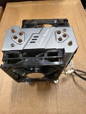 Cooler Master Dual Fan CPU Cooler Heatsink Heatpipe Tower