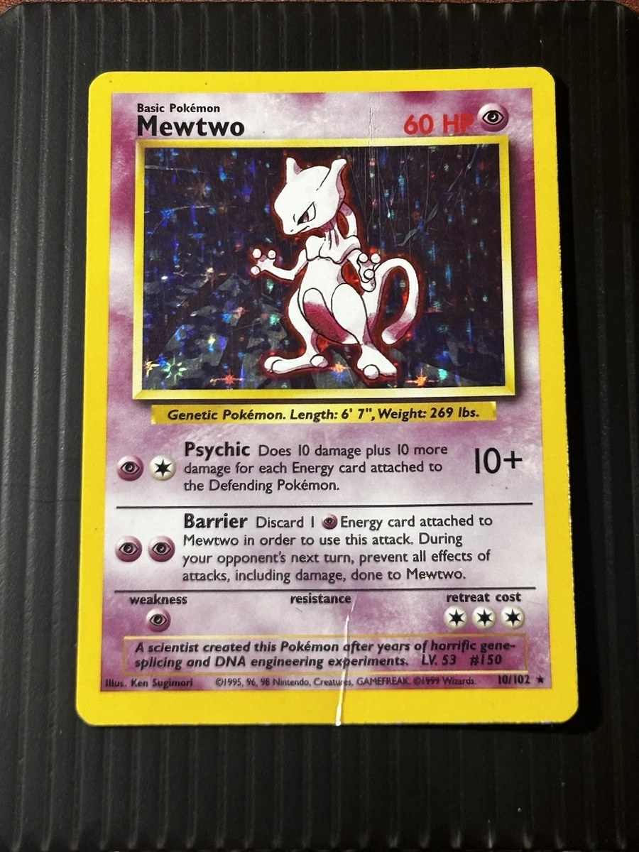 Preços baixos em Mewtwo Pokémon TCG Holo Conjunto Base Rara
