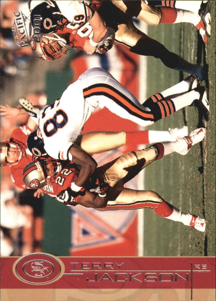 2001 Pacific #382 Terry Jackson - FB