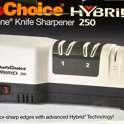 Chef'sChoice 250 Diamond Hone Hybrid Sharpener Combines Electric and Manual...