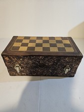 LOWE Traveling Chess Set Vintage Folding Board Game Made In USA